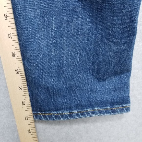 Vans Womens‎ Jeans 34x32 Blue Denim Straight Stretchy Mid Rise - Picture 15 of 15